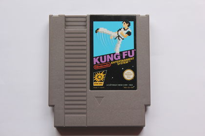 Kung Fu cart front NES