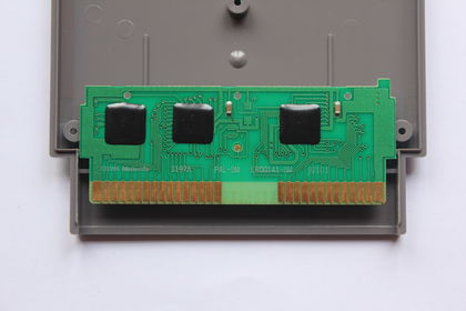 Super Mario Bros board front NES