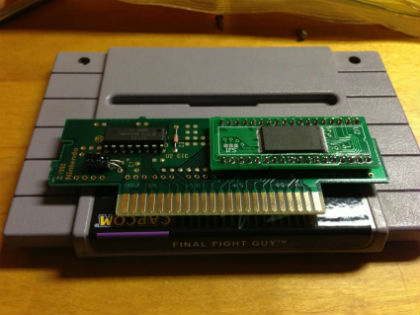 Fake ROM board SNES cart
